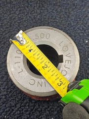 Lovejoy L-110 1.500 Standard Industrial-Duty Jaw-Type Shaft Coupling Hub 1-1/2″