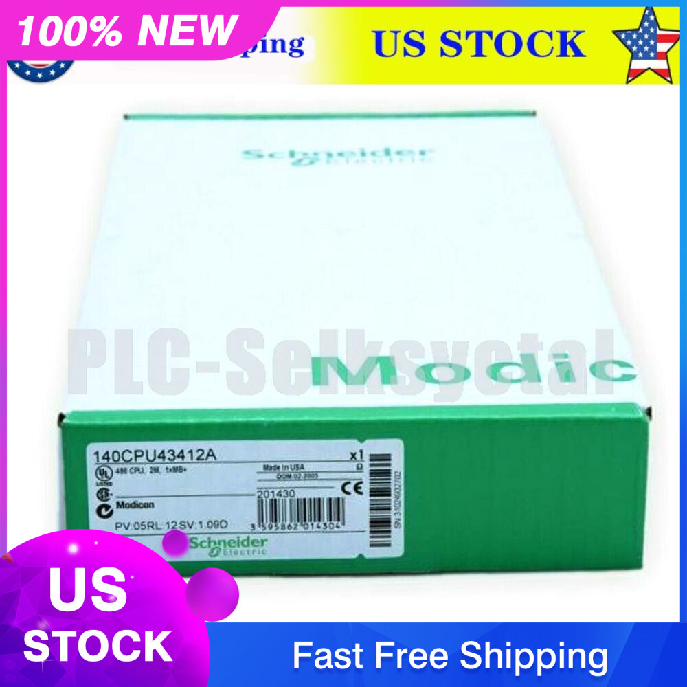 SND 140CPU43412A PLC Module 140 CPU 43412A US Free TAX