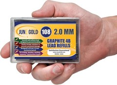 Professional Grade 108 Count 4B Graphite Lead Refill – 2.0 mm for Artists
