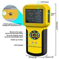 Geiger Counter Gamma Beta β Y X-Ray Radiation Nuclear Radiation Detector Tester