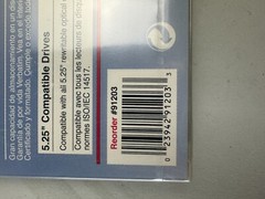 Verbatim 91203 2.3GB MO 512Bytes/Sec 5.25″ Rewritable Magneto Optical Disk
