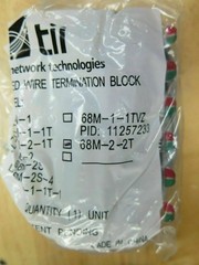 Tii Network Technologies 68M-2-2T 12 Pair Two Line Sealed Wire Termination Block