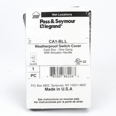 PASS & SEYMOUR LEGRAND CA1-BLL VERTICAL SWITCH COVER W/ ACTUATOR HANDLE (8 PACK)
