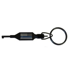 Zak Tool ZT100-BL Thin Blue Line Flag Police Handcuff Key w/ Swivel Key Ring