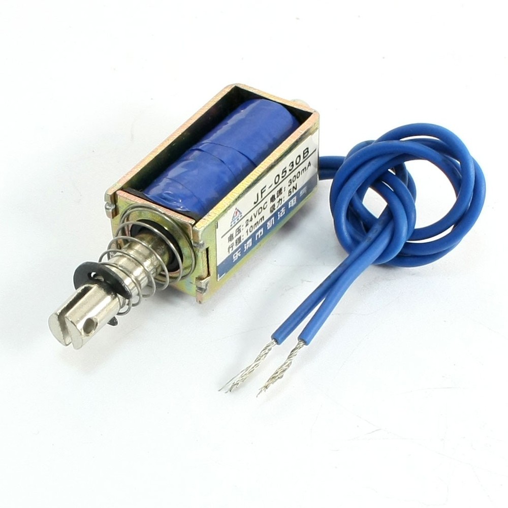 JF-0530B Pull Push Type Electric Solenoid Electromagnet 10mm 5N DC24V