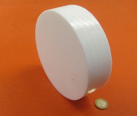 PTFE Virgin White Disc 6.0″ Diameter x 1.50″ Long