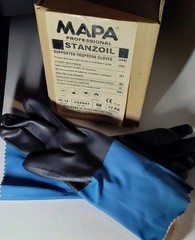 Mapa Professional Stanzoil Neoprene Gloves Nl-34 Size Medium 12 Pair New In Box