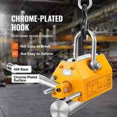 Magnetic Lifter, 2200lbs/ 1000kg Pulling Capacity, 2.5 Safety Factor, Neodymium