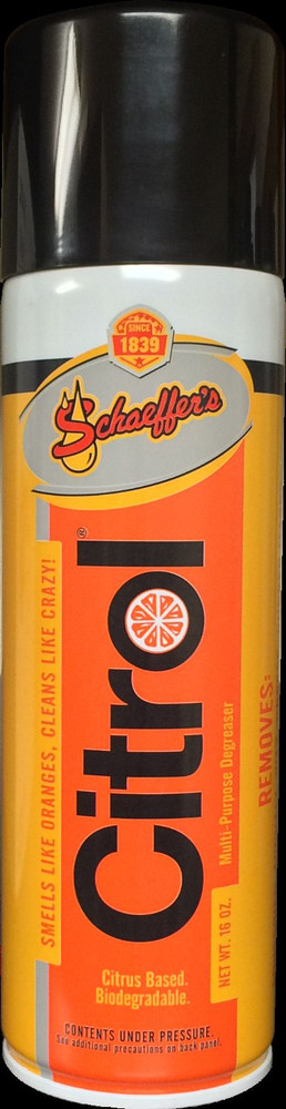 Schaeffer’s Citrol 266 – 16oz Aerosol Multi-purpose Degreaser & Cleaner – Citrus