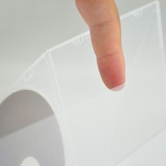 100 Pack Clear Slim Single CD DVD Case PP Poly Plastic Cases Holder Storage Box