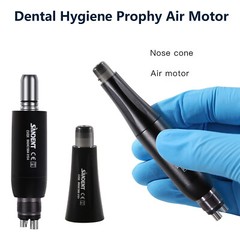 1-10Pcs SANDENT 4:1 Hygiene Prophy Handpiece Air Motor 360° Swivel Straight Cone