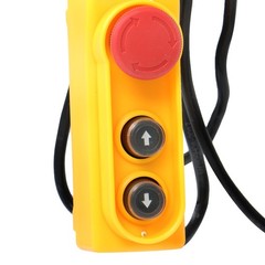 Mini Electric Hoist 2200lbs 14ft Wired Remote Control 1600W 110V Crane Winch
