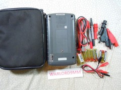 AEMC MODEL 1026 MEGOHMETER WITH ACCESSORIES + CASE-0208294.