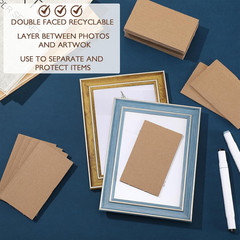 50 Pack Corrugated Cardboard Sheets 5x3in, Flat Inserts for Shipping