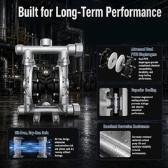 13.21GPM  Air Operated Double Diaphragm Pump