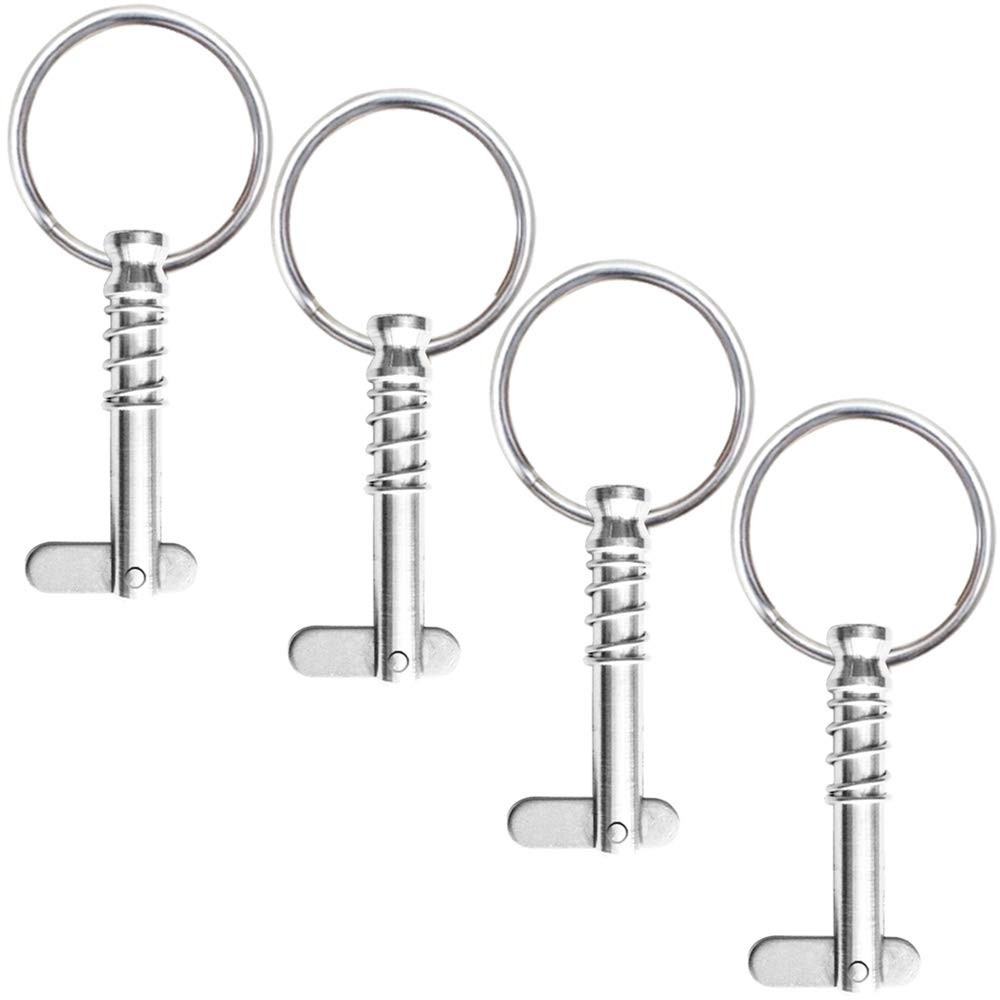 Quick Release Spring Pin 1/4″ Diameter Drop Cam Spring 0.9″ Usable Length