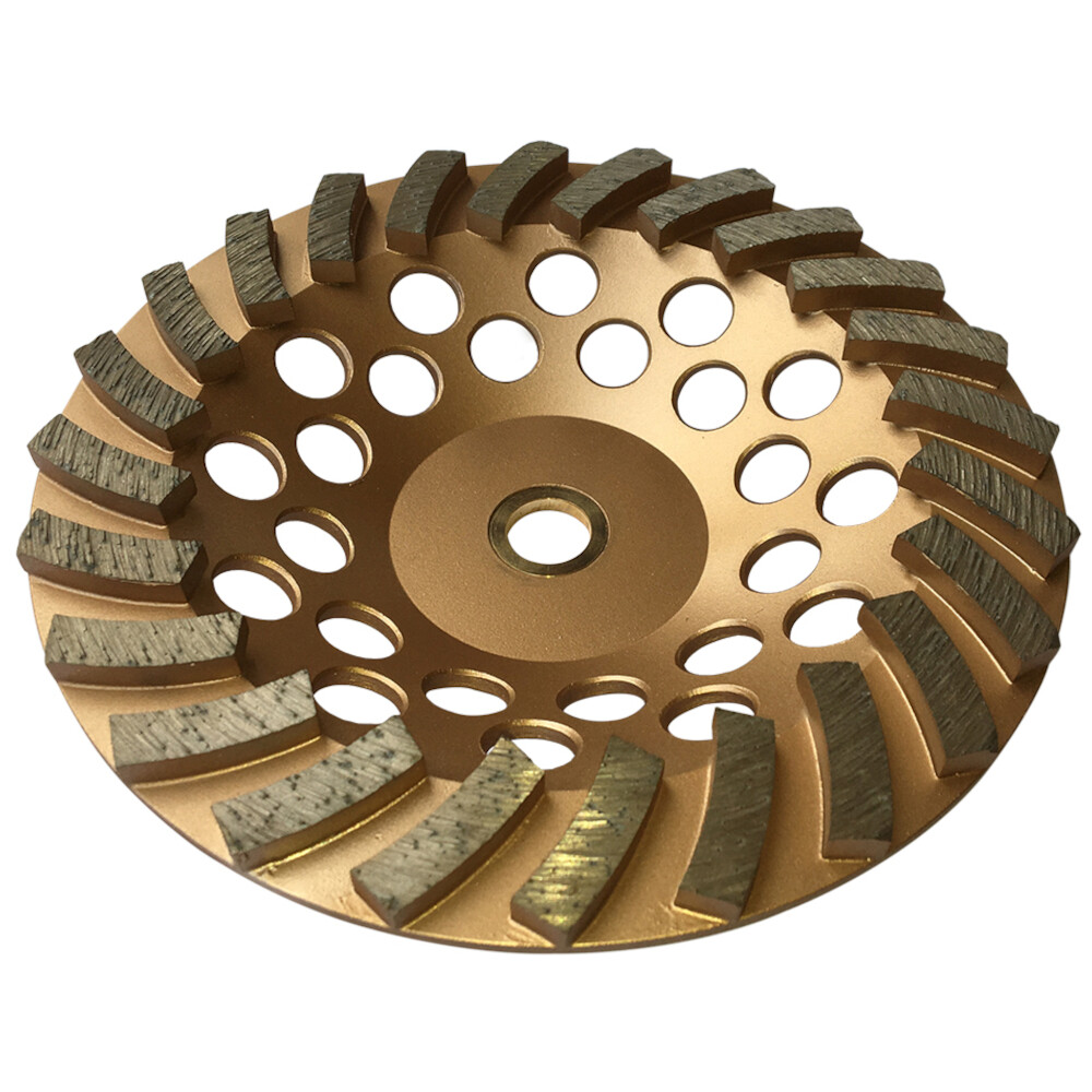 Concrete or Masonry Diamond Grinding Cup Wheels, 7/8″-5/8″ Non Threaded Arbor