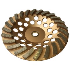 Concrete or Masonry Diamond Grinding Cup Wheels, 7/8″-5/8″ Non Threaded Arbor