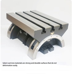 Tilting Table Adjustable Angle Table Milling Machine Table 7/10/12/15/24 Inch