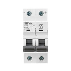 GEYA Solar DC MCB Mini Circuit Breaker 2Pole 6/10/16/25/32/40/50/63/80/100/125A