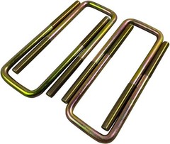 4PCS Square U-Bolts 2.5″ w/ Leaf Springs 8.75″ Long Compatible w 1988-2019 Chevy