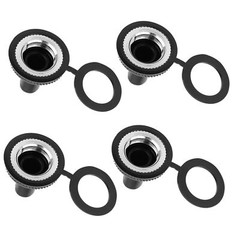 20Pcs/set 12mm Rocker Toggle Switch Waterproof Rubber Cap Boot Cover – Black