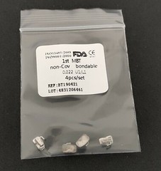 10Sets Dental Orthodontic Molar MBT/Roth 022 1st/2nd Non-Convertible Buccal Tube