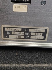 MS Digital Power System Generator 35/1000 PS1000 DP 299102.0 230V 1,1 kW