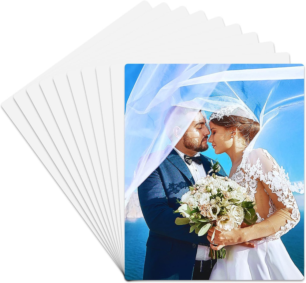 10 Pcs 8”x10” Aluminum Sublimation Metal Photo Blanks, Metal Sublimation Blank