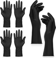 Hair Dye Gloves, 3 Pcs Reble Rubber Gloves Hair Color Glove