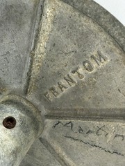Vintage FRANTOM Belt Driven Polishing Grinder Arbor 8” Buffing Wheel