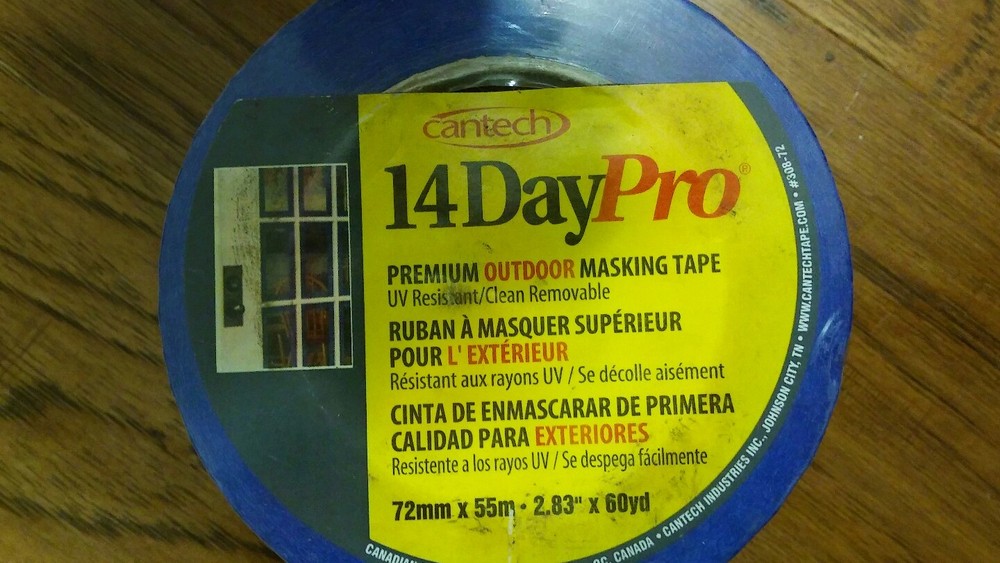 Cantech 14 Day Pro Premium Outdoor Masking Tape 2.83″ x 80 yd