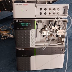 Shimadzu Prominence LC CBM-20A, LC-20AD, and Degasser