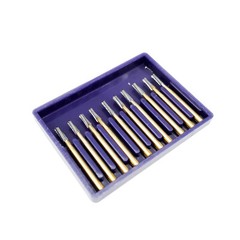 Dental Tungsten Steel Carbide Crown Metal Cutting Burs For High Speed FG-1957
