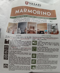 VASARI Lime Plaster & Paint Marmorino PlasterFine Sand Finish 38lbs Makes 5 Gal