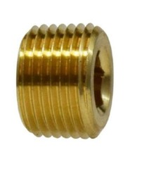 1/8″ Countersunk Hex Plug Brass Fitting Pipe 28093 (Pack of 10)