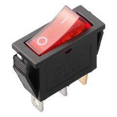 Rocker Switch Red/yellow/blue/green/black 3 Pins 31mm*14mm*35mm ABS/plastic
