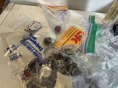 Switches and Knobs Lot – Almost 4 Pounds of Small Parts – Ohmite / Leviton +