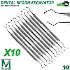 Dental Spoon Excavator Caries Remover Enamel Tooth Decaying Dentin Carious Tools