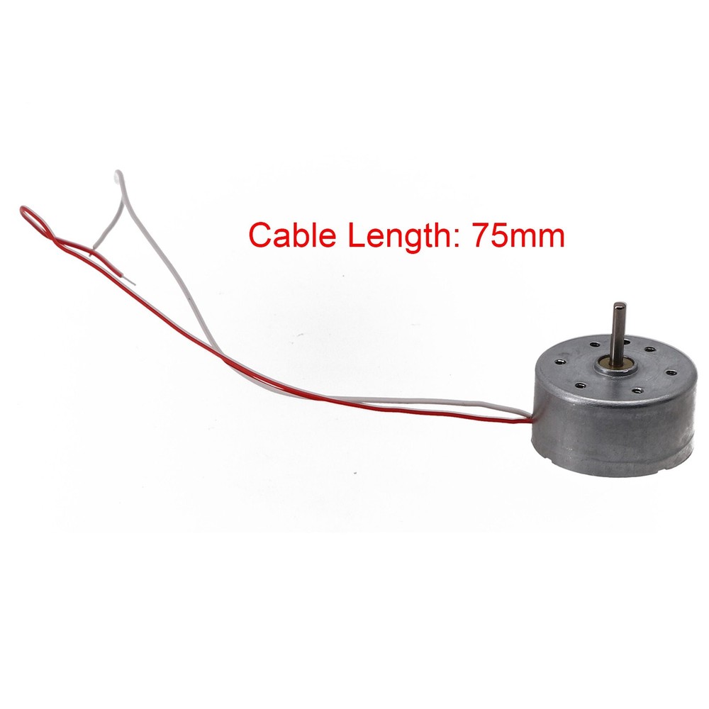 RF-300CA RC-300 DC 3V 5V 6V 10300RPM Mini 24mm Round Electric Motor 2mm Shaft