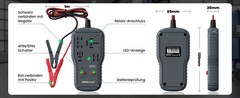 New 12V/24V Automotive Relay Tester 4PIN 5PIN Super Relay Tester Diagnostic Tool
