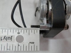 (1) NEW Dayton 4M210 C-frame Motor 3/16″ Shaft 2800 rpm CCW 120 volt 1/150 hp