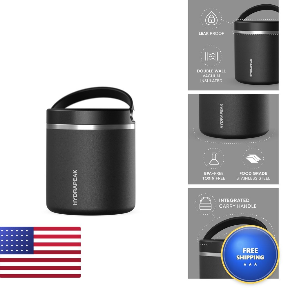 Hydrapeak 25Oz Stainless Steel Vacuum Insulated Food Jar For Hot Food And Cold
