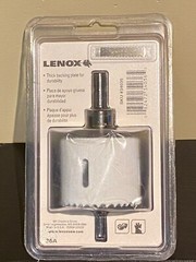 LENOX 2 1/4″ (57mm) Arbored Hole Saw – 36A – Bi Metal – New in package