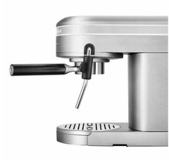 KitchenAid METAL Semi-Automat Espresso & Milk Frother Attachmt BUNDLE Silver NIB