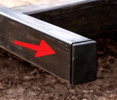 1″ x 3” Rectangular Tubing Plugs, Blanking End Caps, Tubing Pipe End Caps, HDPE