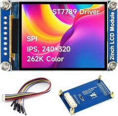 2inch LCD IPS Color Display Module for Pi Arduino ESP32 ST7789 SPI 240×320 IPS