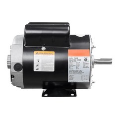 5HP SPL Air Compressor Motor 230V 17.6A 3450RPM 56 Frame CW/CCW Rotation