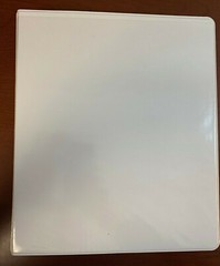 ACCO W362-13W Presentation View Binder 0.5” 1/2-Inch 3-Ring Letter Size White