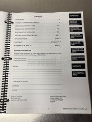 Bobcat S300 Skid Steer Operators & Maintenance Manual BICS 6986993